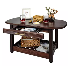 Кавовий столик, Журнальний столик дерев‘яний коричневий